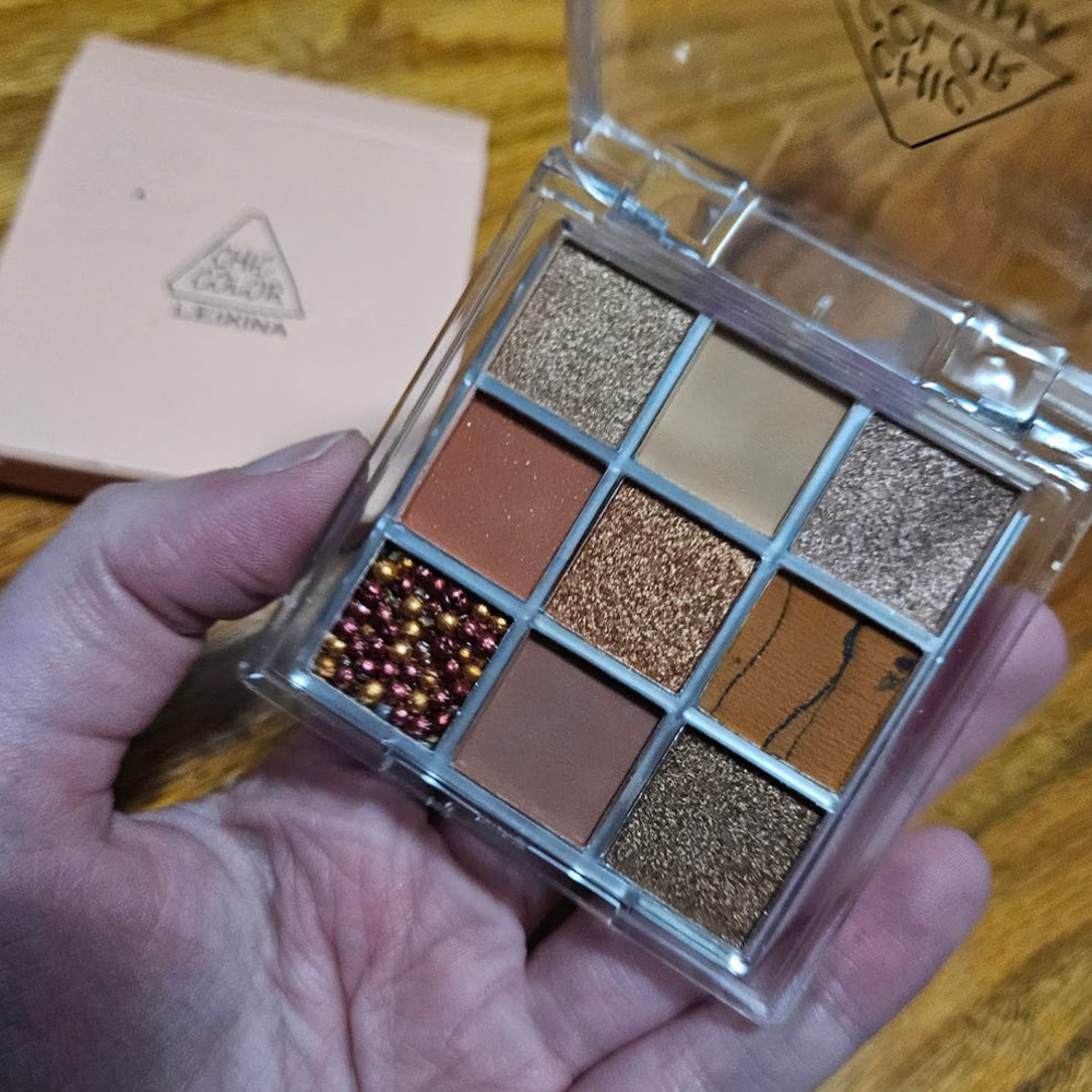 NEW! Leixina Asian Beauty Chic Color 9 Color Eye Shadow Palette #03
